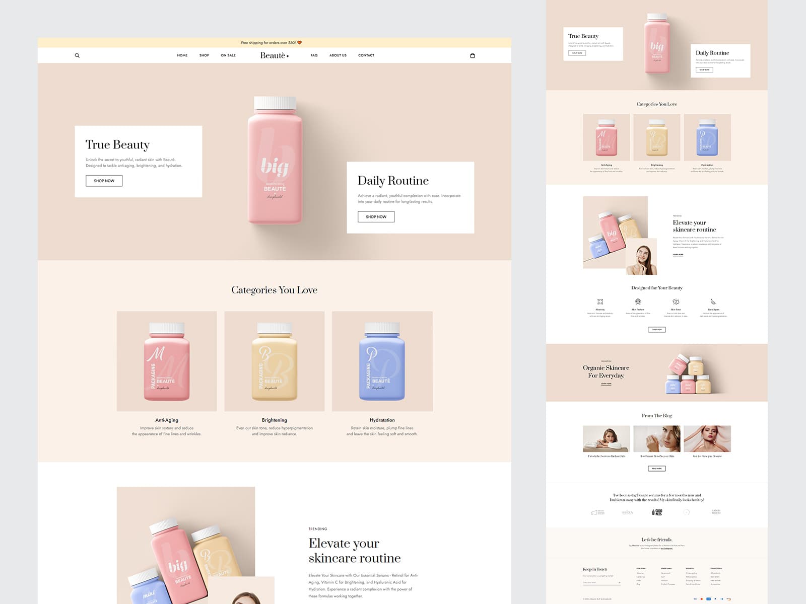 Beauté: a clean-skincare brand built by someone who'd seen enough bad ones storefront