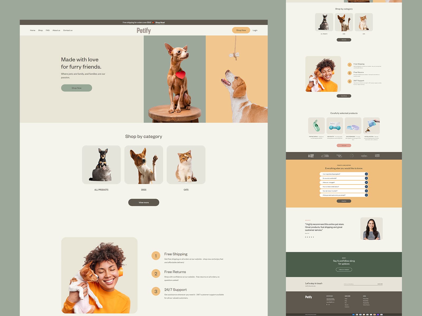 Petify: 8 days to a live pet store storefront